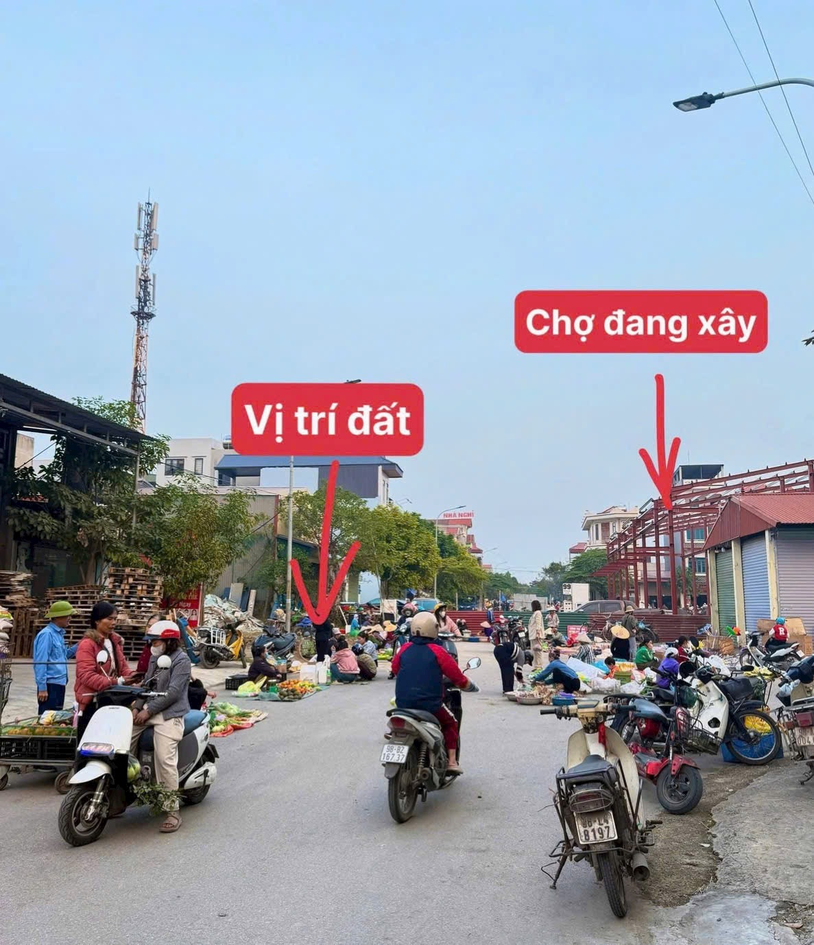 Bán đất mặt Chợ Nông Lâm – Việt Yên