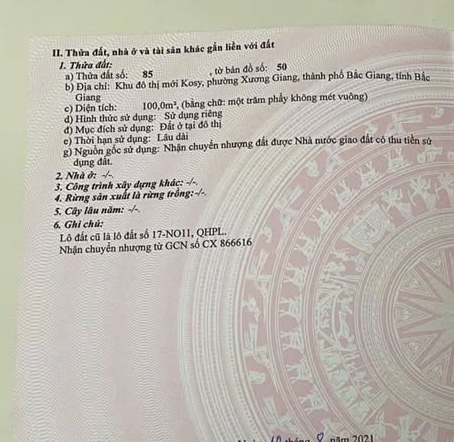 Bán lô góc làn 2 trục chính dự án Kosy Eden