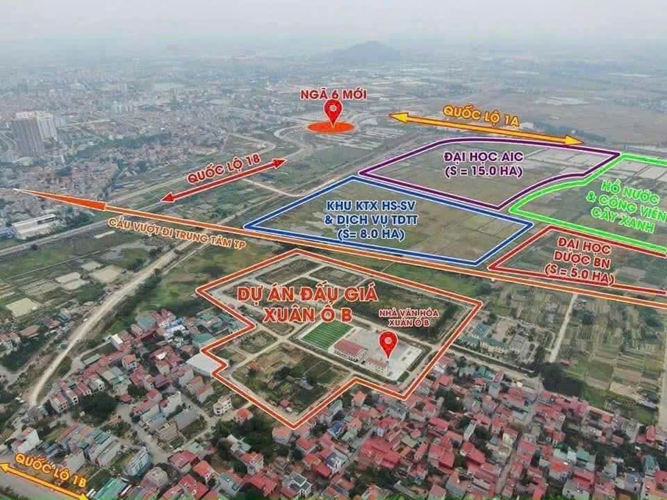 Bán lô đất đấu giá Xuân Ổ B, Võ Cường